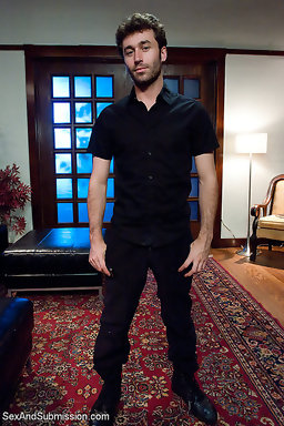 Extreme fantasy of girl bound and double penetrated by strangers.