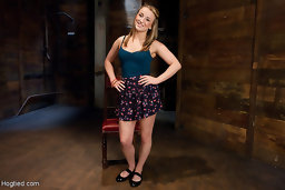 For Lochais last shoot here at Hogtied, he chooses to tie up the lovely young Jessie Cox. Only twenty years old, cute as...