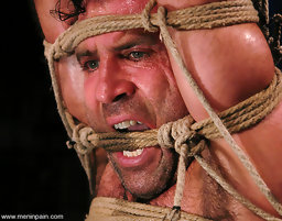 Mistress Claire Adams in Heavy Bondage scene