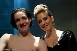 Veteran slaveboy shows his devotion to his mistress with self-flagellation, enduring CBT, predicament bondage and tease and...