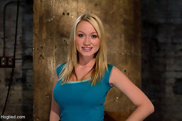 Madison Scott at 51 and 90lbs with huge DD breast is bound in a traditional Japanese torture position, make to cum and squirt....