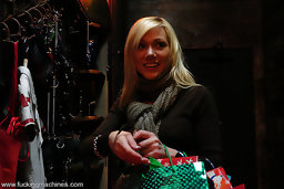 Samantha Sin is out shopping for that special gift when she passes a little a sex shop with inventory more exciting than...