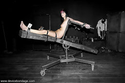 Stock Kayden Faye gets put through a series of ordeals that cyd has waiting for her. Nosehooks, canes, leather straps, chains....