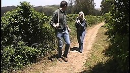 Cowgirl is taken to the headlands and given fog torture. She dragged me up a hill on a cart and then was tied for all to...