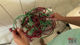 Deviant doctor Eve Angel examines sexy Shanis pink pussy