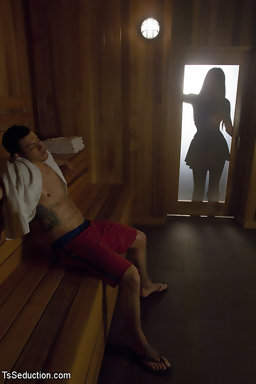 Devastatingly seductive Yasmin Lee punishes Reed with a deep, hard fucking, blowjob, and intense hosing after he defaults...